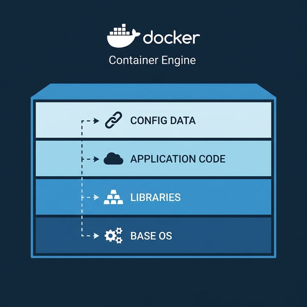 Stacked shipping containers arranged into an organized modular grid pattern