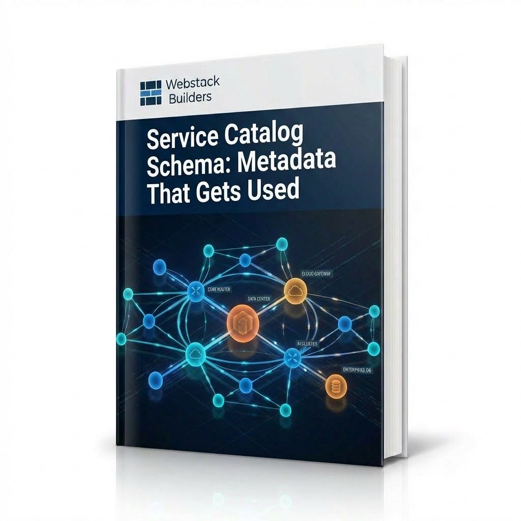 Three-dimensional network topology diagram with illuminated node spheres connected by glowing lines of varying thickness representing traffic importance