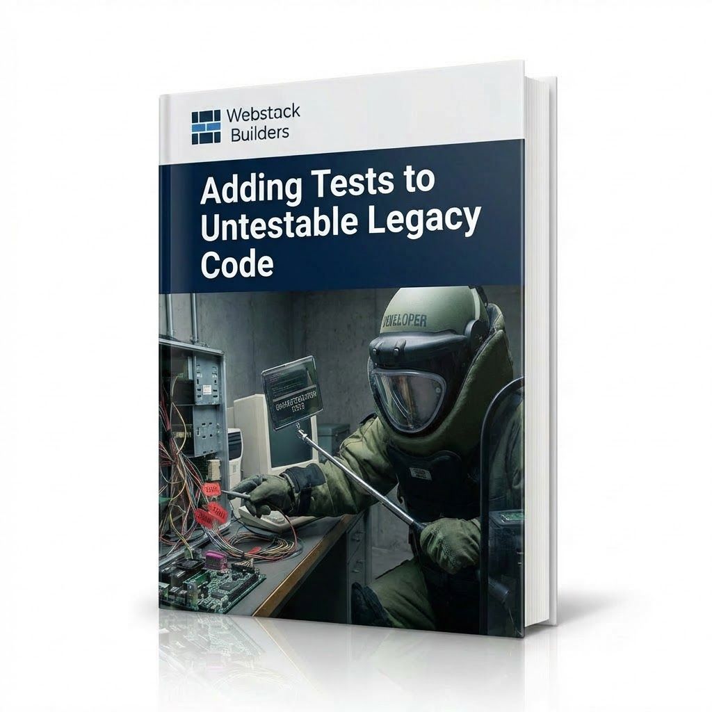 Bomb disposal expert analyzing complex device with mirrors and identifying safe cutting points, representing careful legacy code refactoring with characterization tests