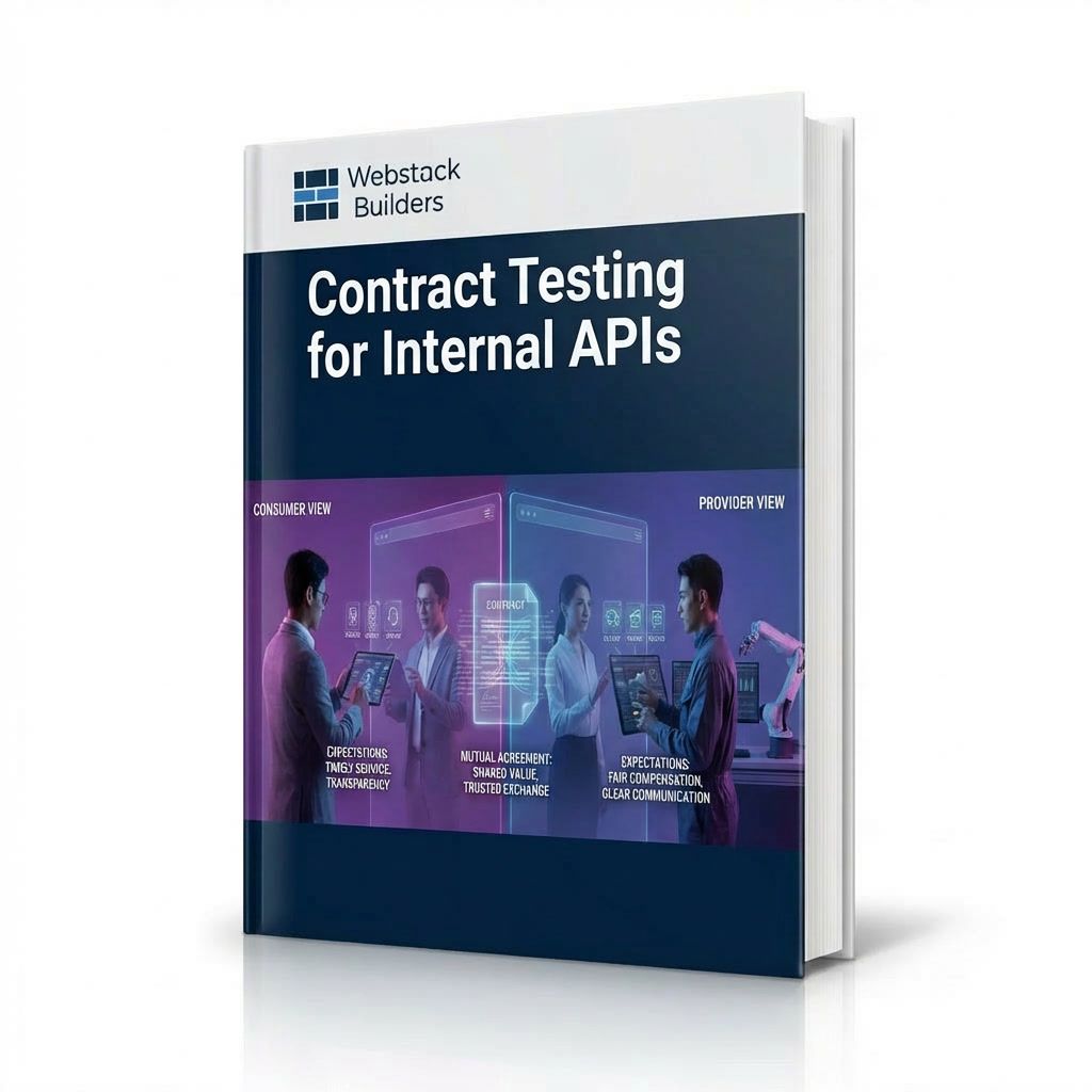 Consumer and provider services separated by two-way mirror with glowing contract showing mutual expectations between them