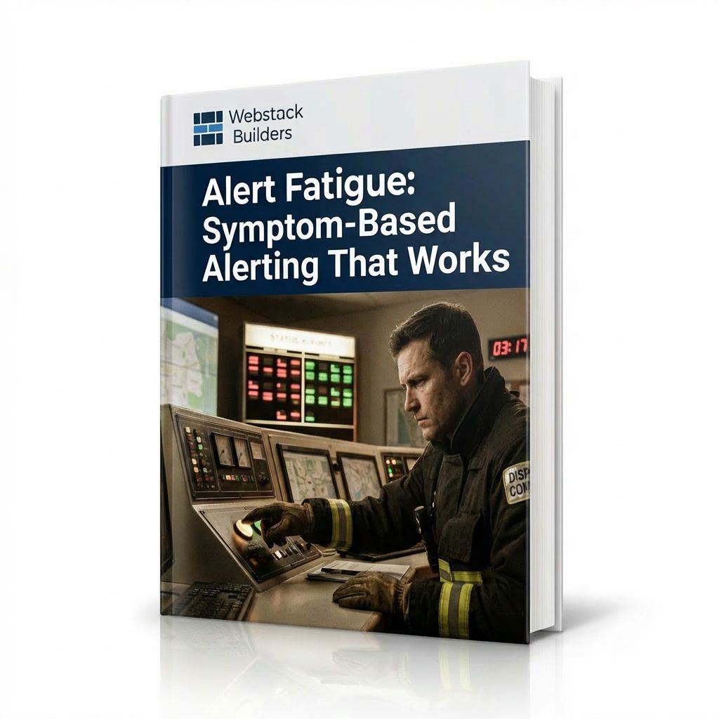 Firefighter at control panel deciding which emergency to respond to, representing alert prioritization and triage decisions