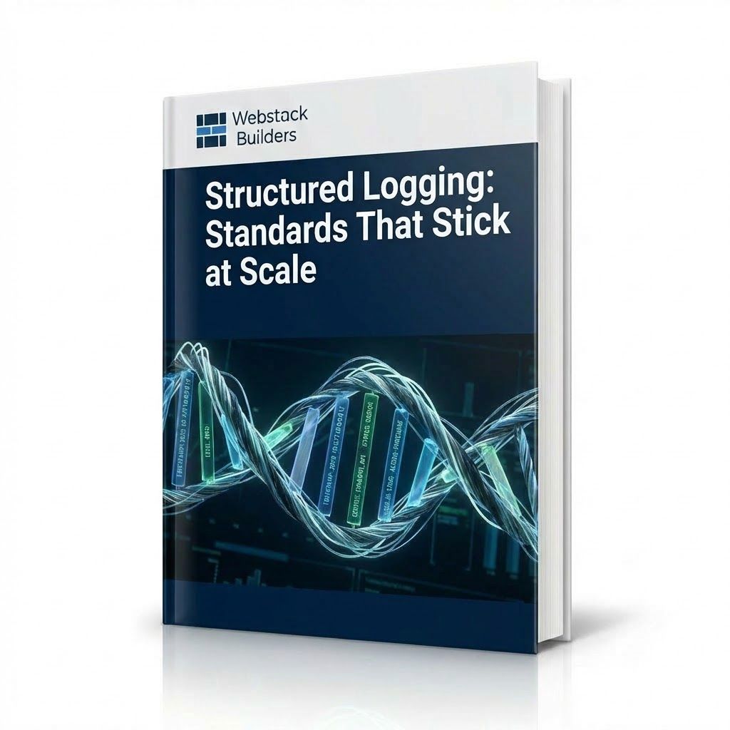 DNA helix with field names and values as base pairs representing log data schema structure