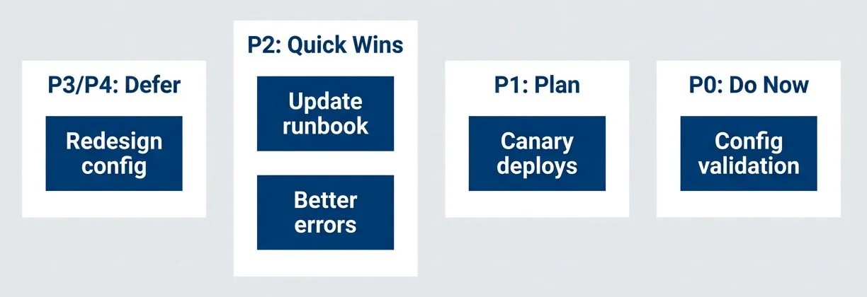 Remediation prioritization quadrants